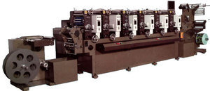 六色輪轉式高速印刷機器